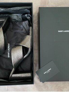 Saint Laurent Womens Leather  shoes Size 38.5